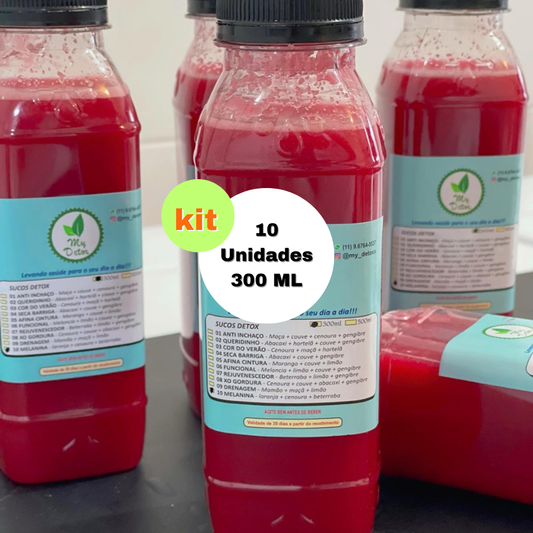 KIT 10 UNIDADES SUCO - 300ML