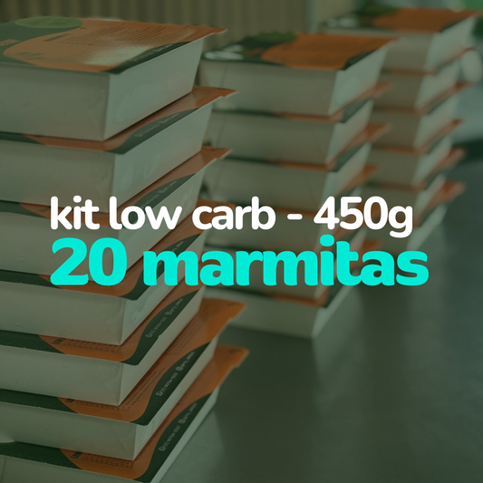 KIT 20 UNIDADES LOW CARB - 450g