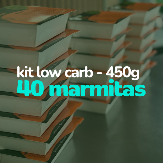 KIT 40 UNIDADES LOW CARB - 450g
