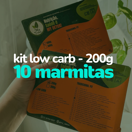 KIT 10 UNIDADES LOW CARB - 200g