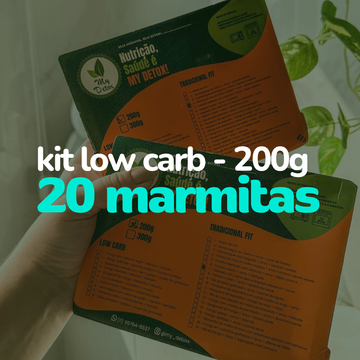 KIT 20 UNIDADES LOW CARB - 200g