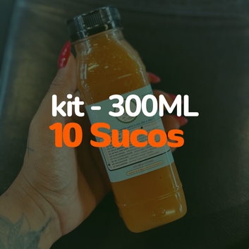 KIT 10 UNIDADES SUCO - 300ML