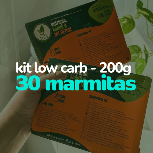 KIT 30 UNIDADES LOW CARB - 200g