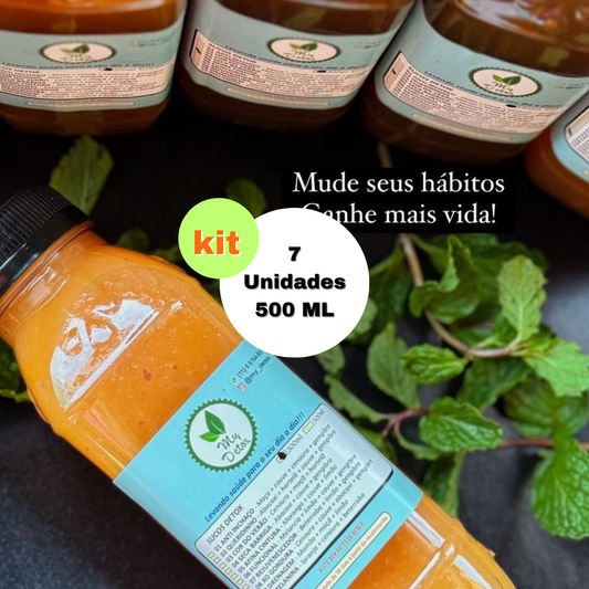 KIT 7 UNIDADES SUCO - 500ML