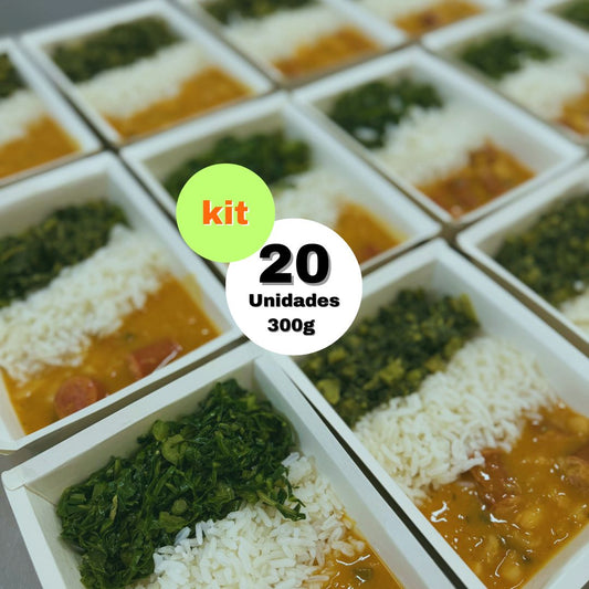 KIT 20 UNIDADES - 300g - *Unidade no kit sai (R$ 22,49)