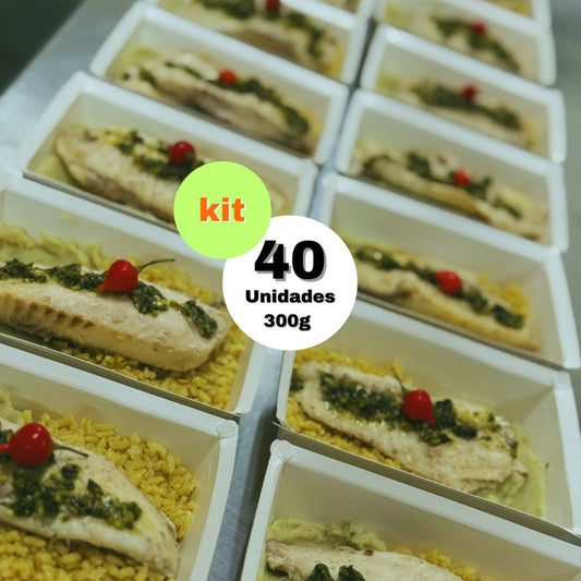 KIT 40 UNIDADES - 300g - *Unidade no kit sai (R$ 20,49)