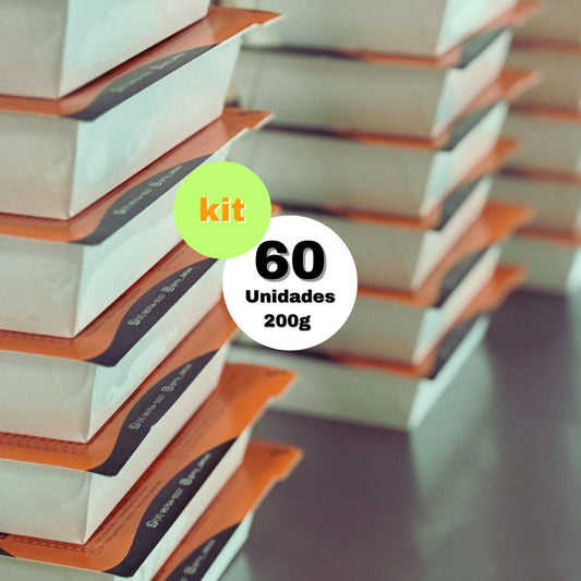KIT 60 UNIDADES - 200g - *Unidade no kit sai (R$ 15,49)