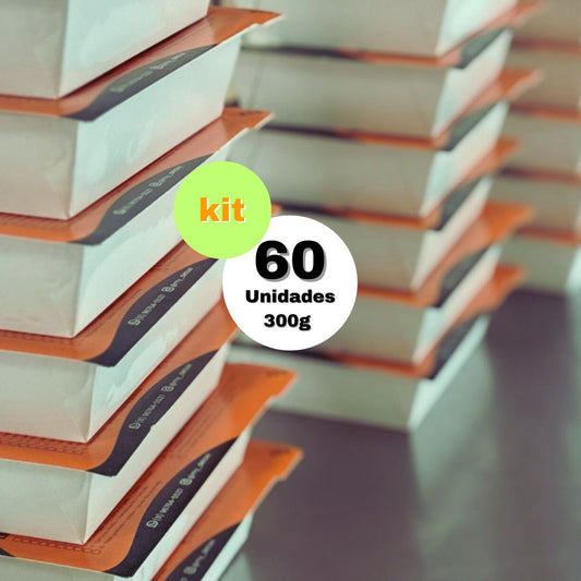KIT 60 UNIDADES - 300g - *Unidade no kit sai (R$ 19,99)