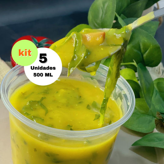 KIT 05 UNIDADES CALDO - 500ML - *Unidade no kit sai (R$ 25,98)