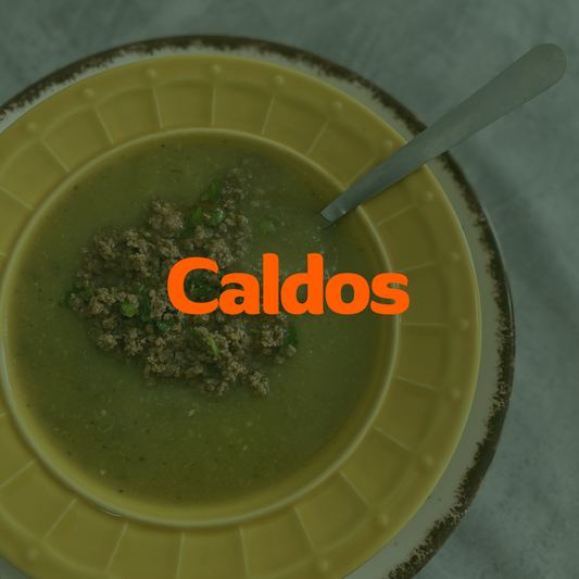 Caldo de abobrinha com carne moída